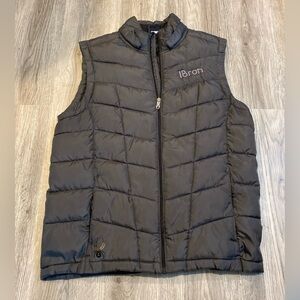 Spyder Quilted Frontier Puffer Vest Insulated Mens Medium Black Nylon